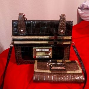 Purse and wallet set